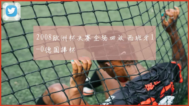 2008欧洲杯决赛全场回放 西班牙1-0德国捧杯