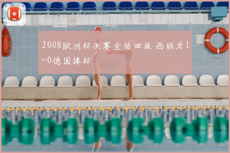 2008欧洲杯决赛全场回放 西班牙1-0德国捧杯
