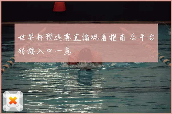 世界杯预选赛直播观看指南 各平台转播入口一览